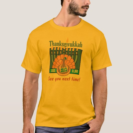 Thanksgivukkah shirt (Voorkant)