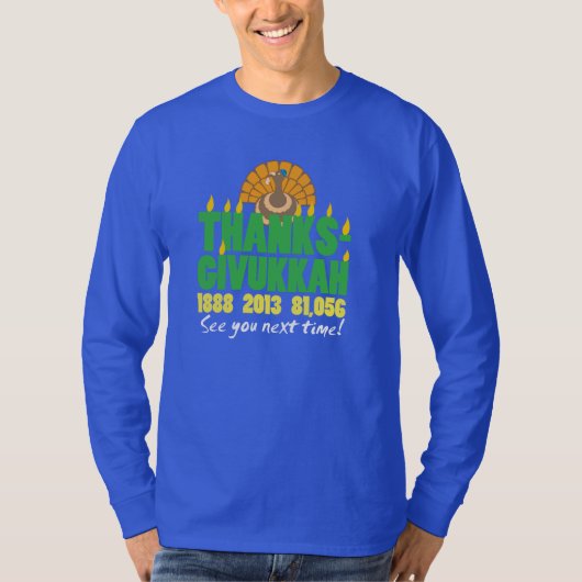 Thanksgivukkah shirt (Voorkant)