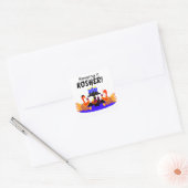 Thanksgivukkah Stickers Wijnproeverij Kalkoenen (Envelop)