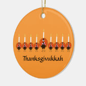 Thanksgivukkah Turkey Menorah Ornament (Links)