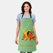 Thanksivering Waterverf Schort (Gedragen)