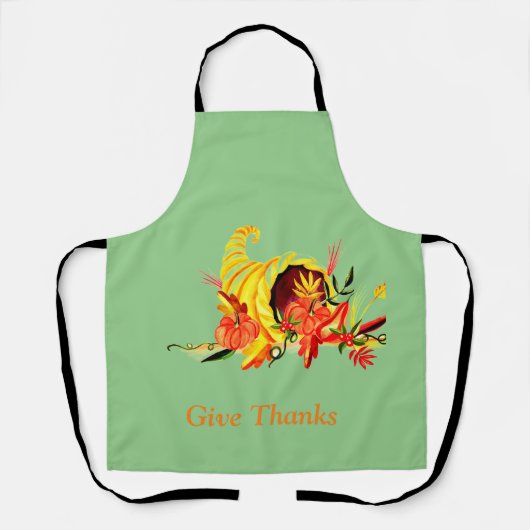 Thanksivering Waterverf Schort (Voorkant)