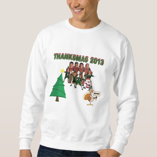 Thanksmas 2013 Sweatshirt (Voorkant)