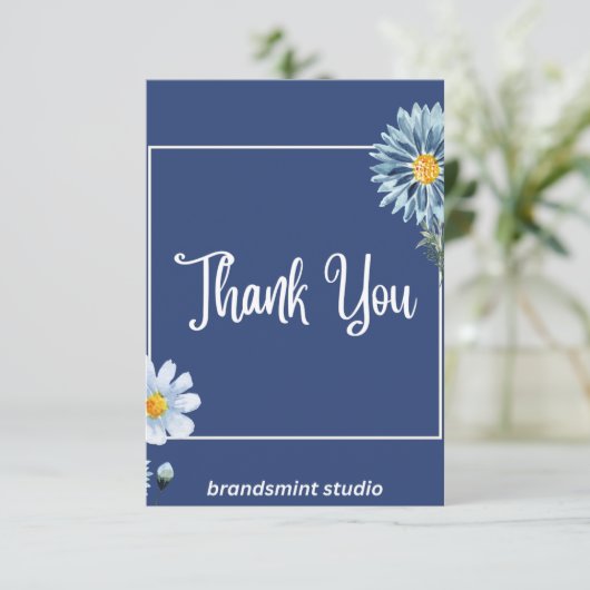 Thanku card bedankkaart (Staand voorkant)