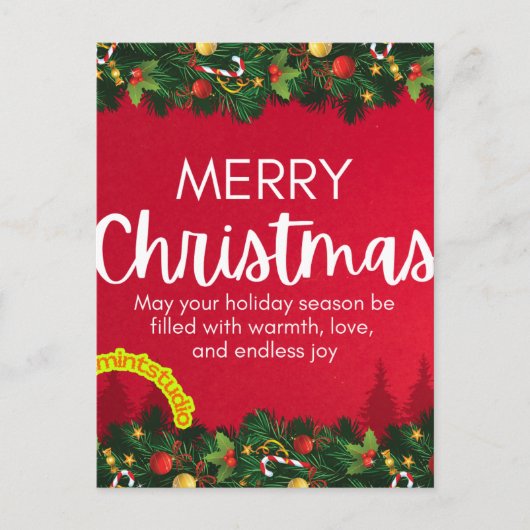 Thanku card feestdagenkaart (Voorkant)