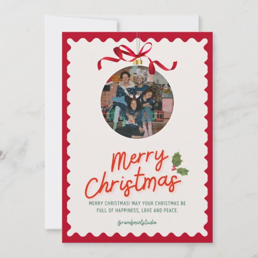 Thanku card feestdagenkaart (Voorkant)