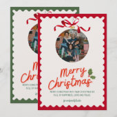 Thanku card feestdagenkaart (Voorkant / Achterkant)