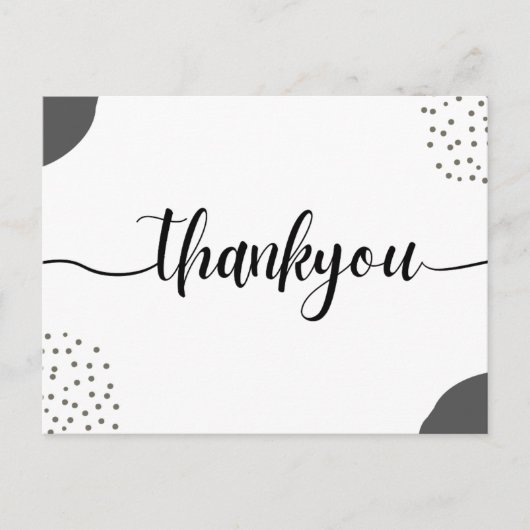 Thankyou Card Briefkaart (Voorkant)