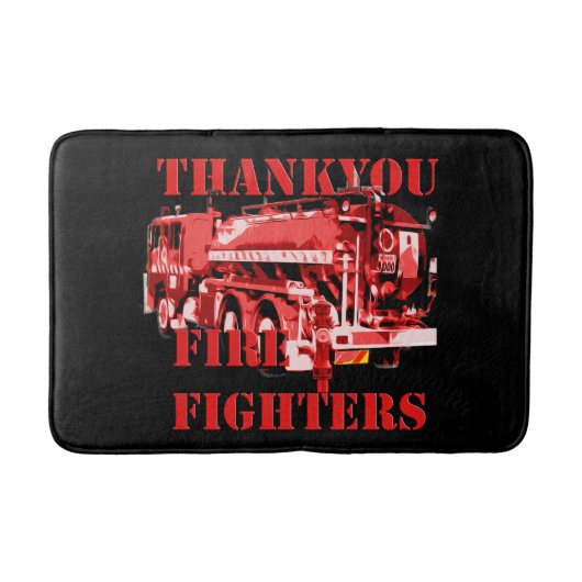 Thankyou Fire Fighters Fire Engine Badmat (Voorkant)