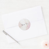 ThankYou Sticker - Pink Marble (Envelop)