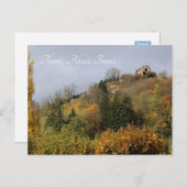 Thann in Autumn, Alsace, Frankrijk Briefkaart (Voorkant / Achterkant)