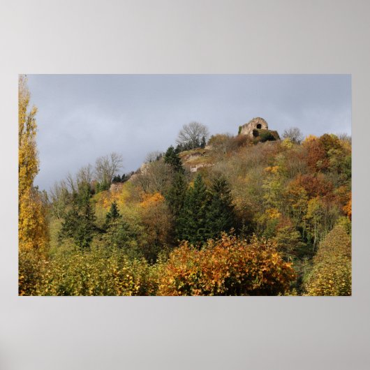 Thann in Autumn, Alsace, Frankrijk Poster (Voorkant)