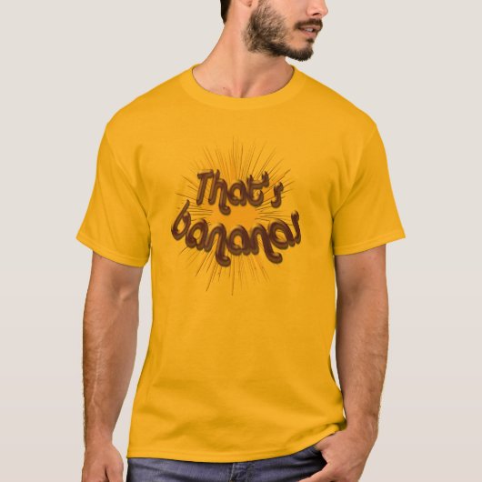 Thans bananen t-shirt (Voorkant)