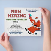 Thans de BedrijfsKerstmis van de Hulp Aangepaste F Flyer (Hand)