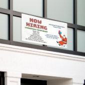 Thans de BedrijfsKerstmis van de Hulp Aangepaste F Spandoek (Buitenkant Gebouw)