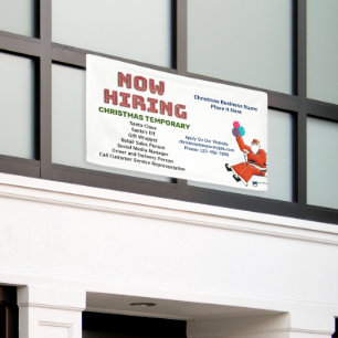 Thans de BedrijfsKerstmis van de Hulp Aangepaste F Spandoek