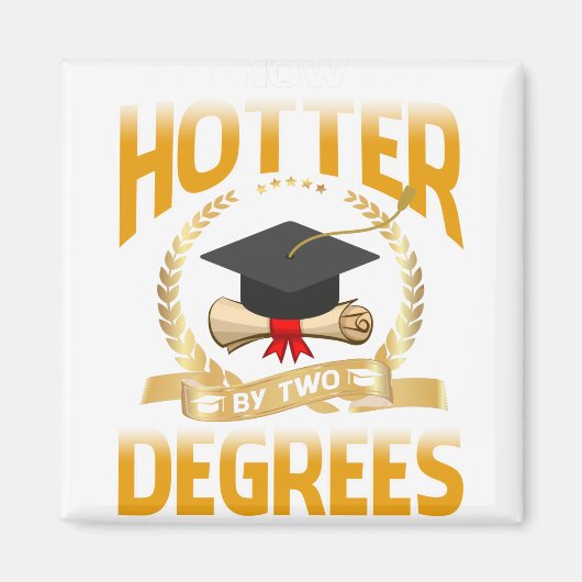 Thans Hotter, 2 graden Bachelor Master Doctor Magneet (Voorkant)