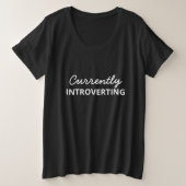 Thans Introverting Funny T-shirt (Design voorkant)