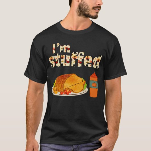 Thansgiving dag feest t-shirt (Voorkant)