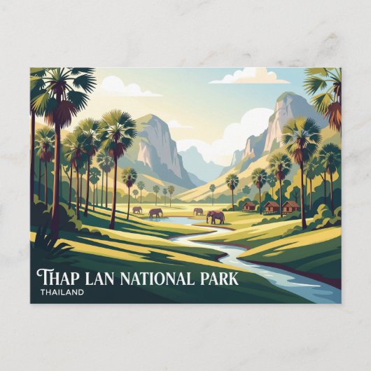 Thap Lan Nationaal Park Thailand Briefkaart (Voorkant)