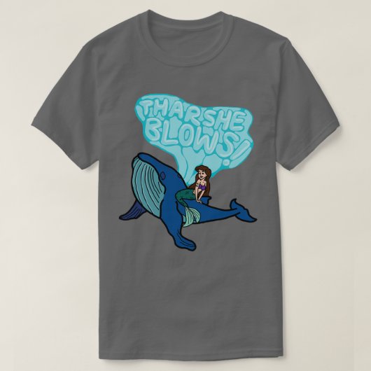 Thar ze blaast t-shirt (Design voorkant)