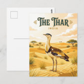 Tharwoestijn India Briefkaart (Voorkant / Achterkant)