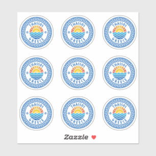 Thassos Island, Greece Multiple Pack Sticker