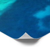 Thassos Island Kavala Greece Turquoise Water Blue Poster (Hoek)