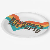 That 70s Birthday Party  Papieren Bordje (Gekanteld)