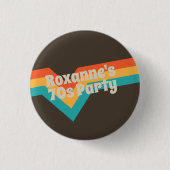 That 70s Party Frisbee Ronde Button 3,2 Cm (Voorkant)