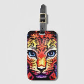 That Colorful Leopard Look  Bagagelabel (Voorkant (verticaal))