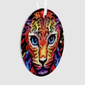 That Colorful Leopard Look Ornament (voorkant)