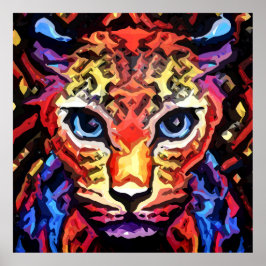 That Colorful Leopard Look  Poster