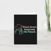 That Don't Impress Me Much Apparel  Kaart (Voorkant)