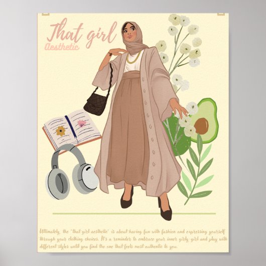 That Hijab girl poster (Voorkant)