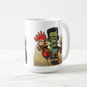 “That One Friend”Cheesy Chicken Selfies Koffiemok (Voorkant rechts)