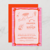 That’s Amore Italian Doodles Wedding Kaart (Voorkant / Achterkant)