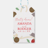 That’s Amore Italian Pasta Wedding Cadeaulabel (Voorkant)