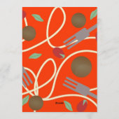 That’s Amore Italian Pasta Wedding Kaart (Achterkant)