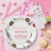 That’s Amore Italian Pasta Wedding Papieren Bordje (Feest)