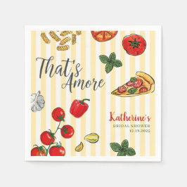 That’s Amore Italian Pizza and Pasta Bridal Shower Servet