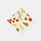 That’s Amore Italian Pizza and Pasta Bridal Shower Servet (Hoek)