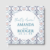 That’s Amore Italian Tiles and Hearts Gastenboek (Voorkant)