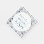 That’s Amore Italian Tiles and Hearts Servet (Hoek)