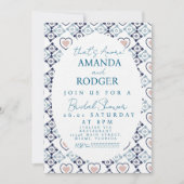 That’s Amore Italian Tiles Hearts Wedding Kaart (Voorkant)