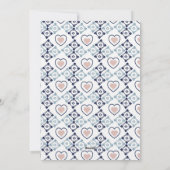 That’s Amore Italian Tiles Hearts Wedding Kaart (Achterkant)