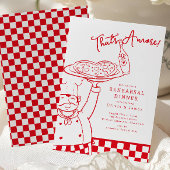 That’s Amore Pizza Rehearsal Dinner Invite Kaart