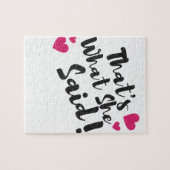 That’s What She Said” Funny– Sarcastic Humor Legpuzzel (Horizontaal)