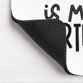 That Says Today Is My Birthday - Party Hat Design  Muismat (Hoek)