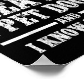 That What I Do I Lift Heavy I Pet Dog Workout Moti Poster (Hoek)